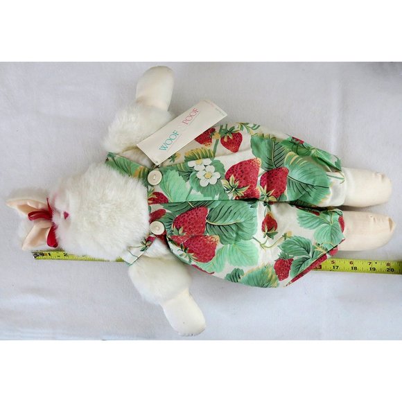 RARE NWT WOOF & POOF Handmade in California MUSICAL Bunny Rabbit HTF - Picture 10 of 12